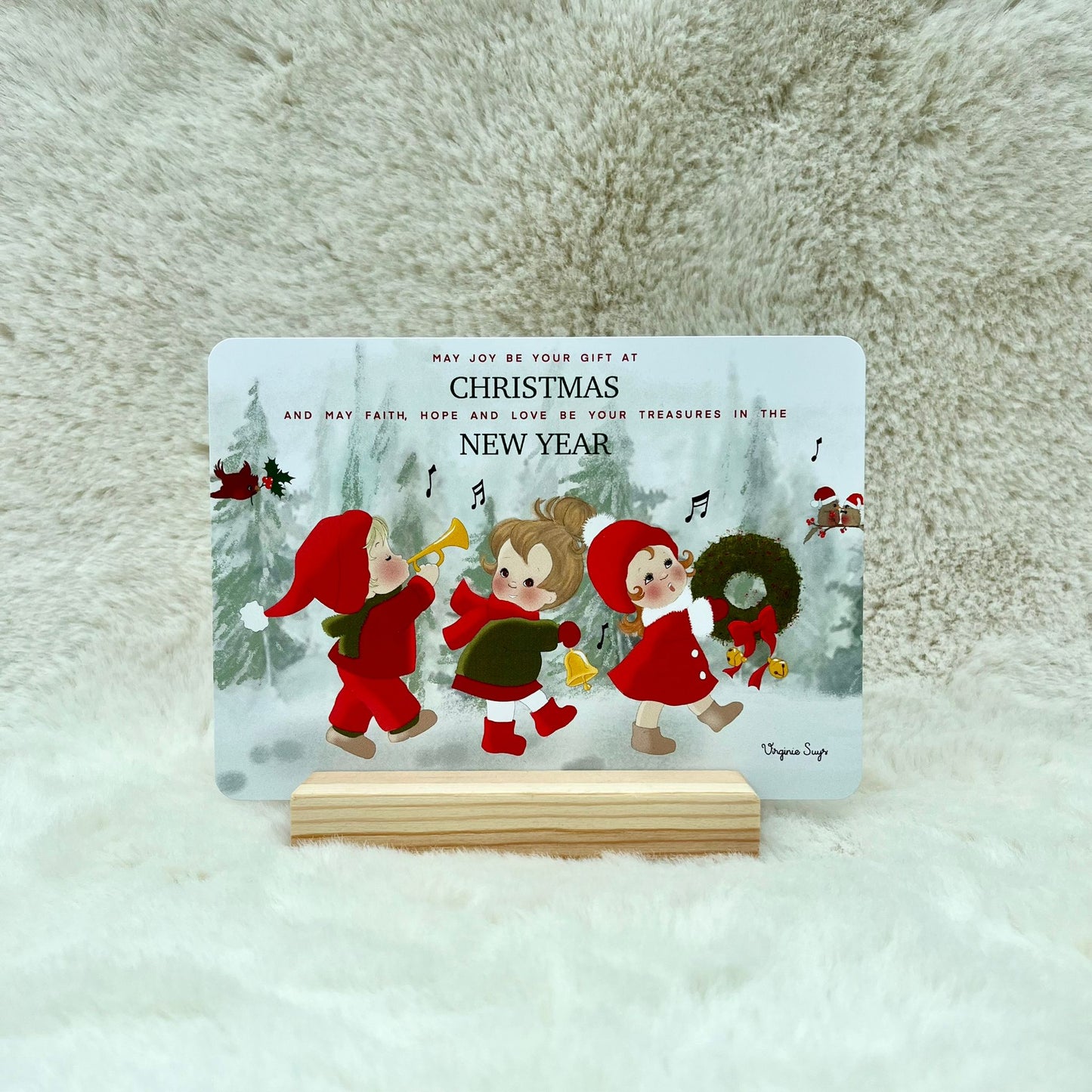 KK2401 - Christmascards - music parade