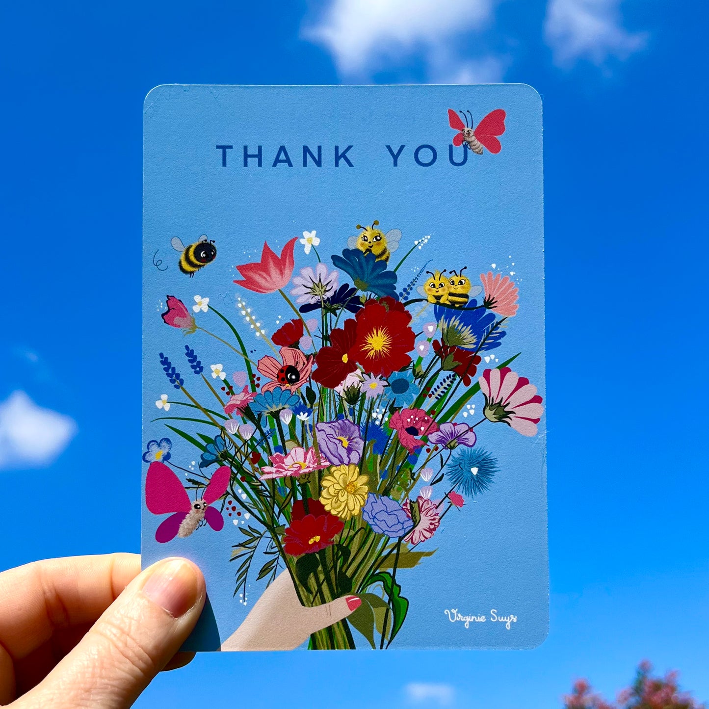 WK2406 - Thank you - flowers