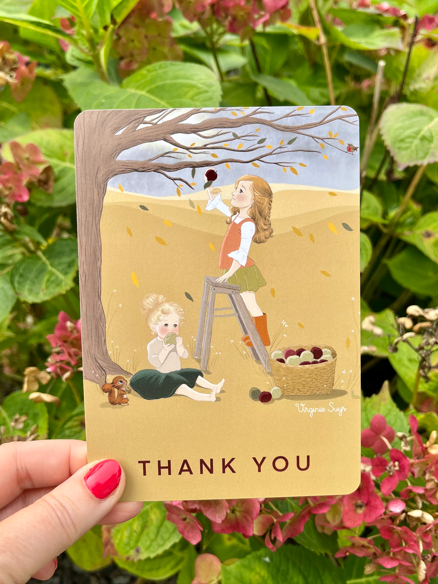 Wishcard - thank you - autumn