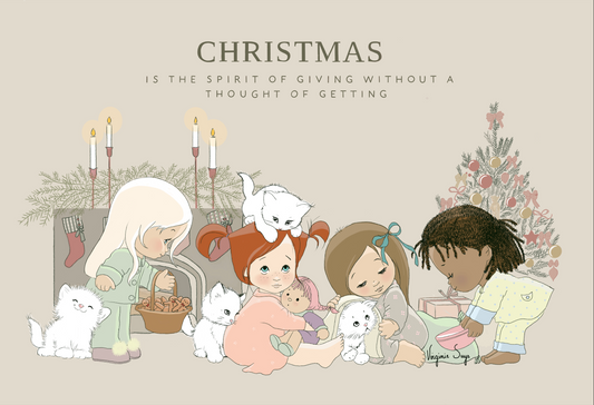 Christmascards - Christmas kittens