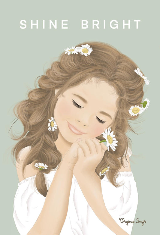 WK2401 Wishcard - shine bright - girl